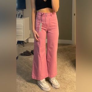 Rolla’s sailor jeans in pink